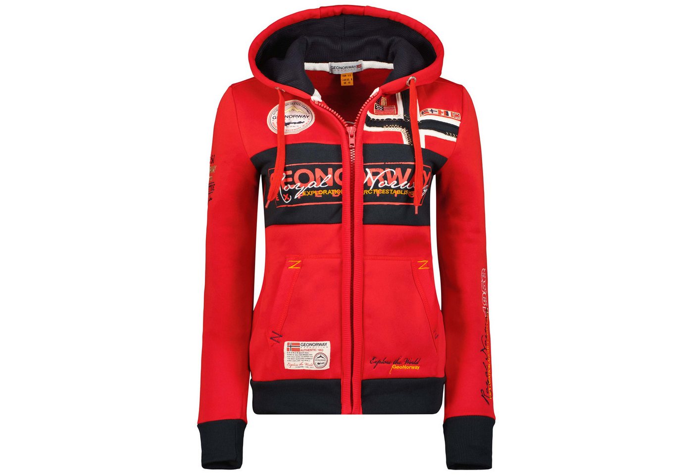 Geographical Norway Funktionsjacke Geographical Norway Damen 017 M / 38 Rot von Geographical Norway