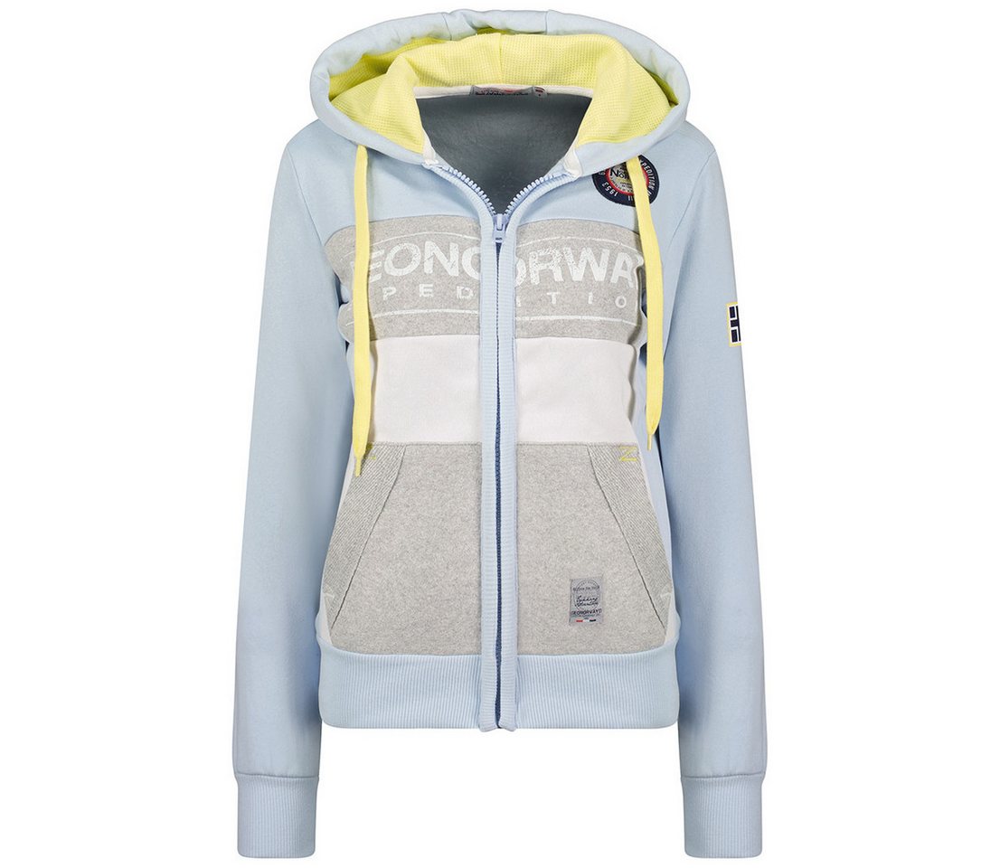 Geographical Norway Funktionsjacke Geographical Norway Damen Sweatjacke 6506F M / 38 Hellblau Geographical Norway Funktionsjacke Geographical Norway Damen Sweatjacke 6506F M / 38 Hellblau von Geographical Norway