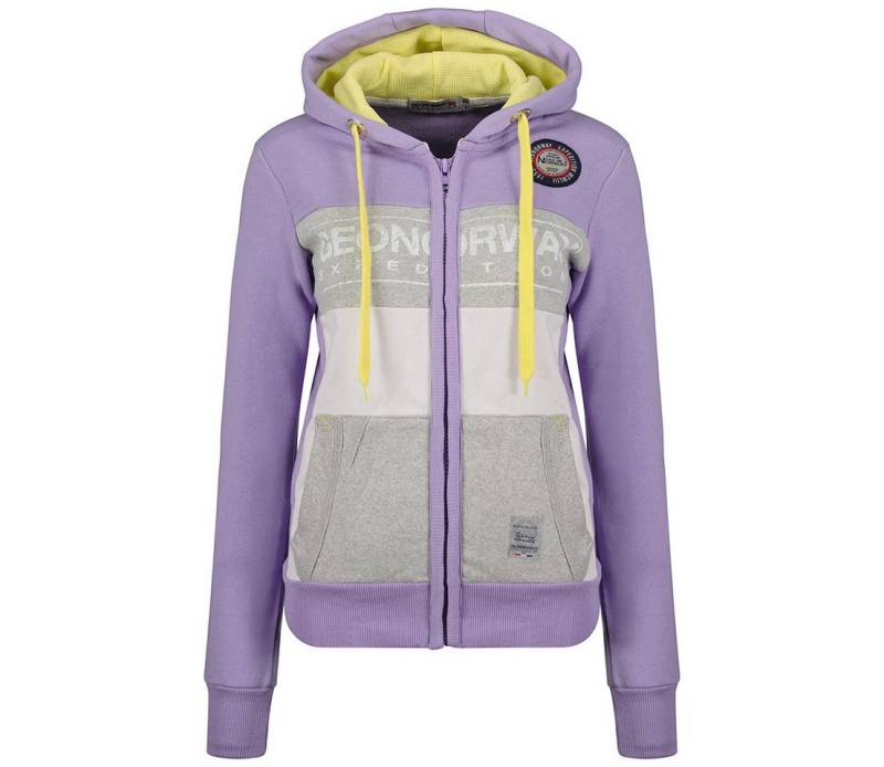Geographical Norway Funktionsjacke Geographical Norway Damen Sweatjacke 6506F S / 36 Lila von Geographical Norway