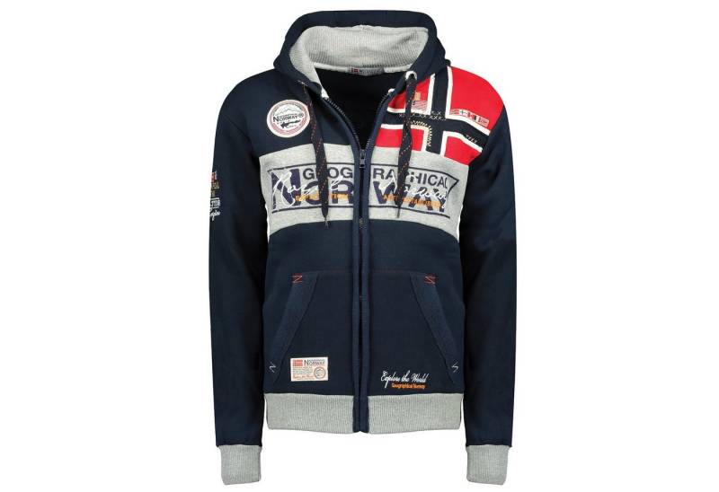 Geographical Norway Funktionsjacke Geographical Norway Herren Sweatjacke421 S Navy von Geographical Norway