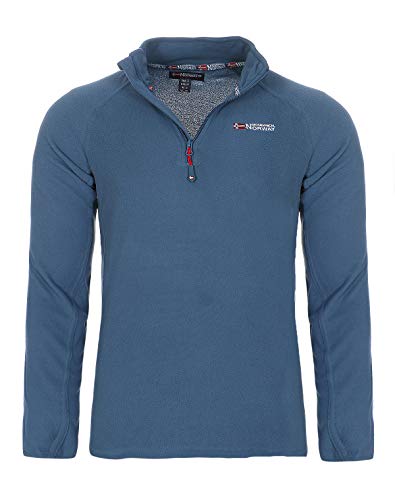 Geographical Norway G-KAWA Half-Zip Pullover - Petrol - M von Geographical Norway