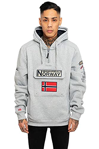 Geographical Norway Herren Pullover Gymclass Blended Grey L von Geographical Norway