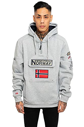 Geographical Norway Herren Pullover Gymclass Blended Grey XL von Geographical Norway