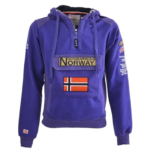 Geographical Norway Gymclass Lila Kapuzenpullover (L) von Geographical Norway