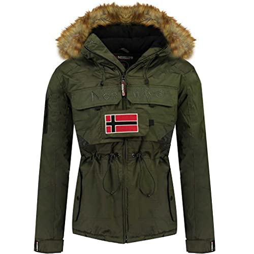 Geographical Norway Herren Bench Parka Khaki S, kaki, Small von Geographical Norway