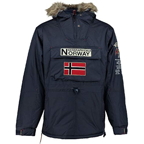 Geographical Norway Herren Boomerang Parka Marineblau S, Navy BLAU, S von Geographical Norway