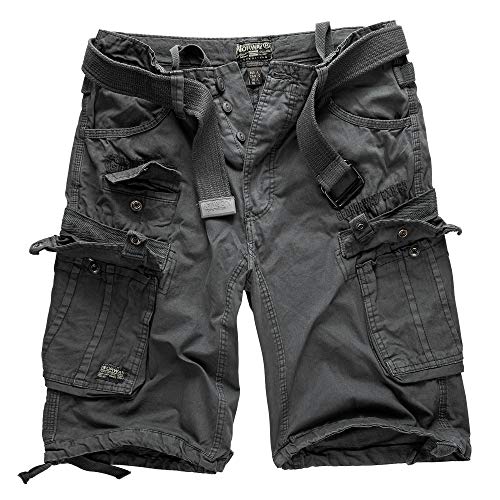 Geographical Norway Herren Cargo Short People (5XL, Dunkelgrau) von Geographical Norway