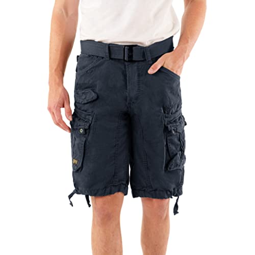 Geographical Norway Herren Cargo Short People (6XL, Navy) von Geographical Norway