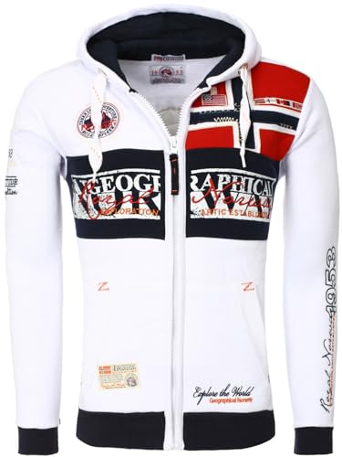 Geographical Norway Herren Designer Hoodie Jacke - Flyer -S von Geographical Norway