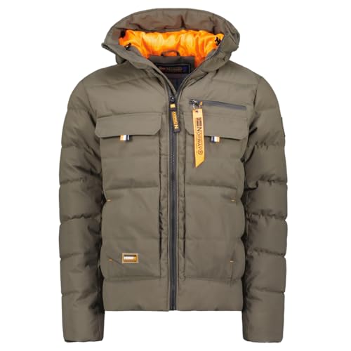 Geographical Norway Herren Dosiba Men Herrenjacke, Kaki, XXL von Geographical Norway