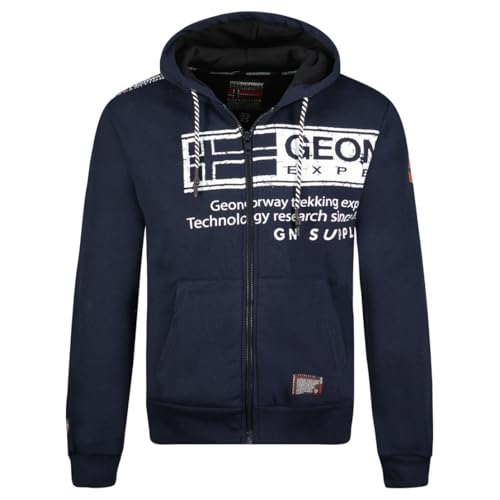 Geographical Norway Herren Fernando Men Kapuzenpullover, Marine, XL von Geographical Norway