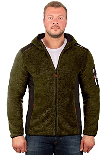 Geographical Norway Herren Fleecejacke Tufour Kaki M von Geographical Norway