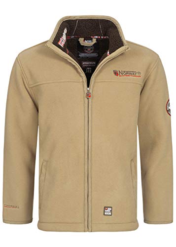 Geographical Norway Herren Fleecejacke Modell 11 Camel - Brown XXL Geographical Norway Herren Fleecejacke Modell 11 Camel - Brown XXL von Geographical Norway