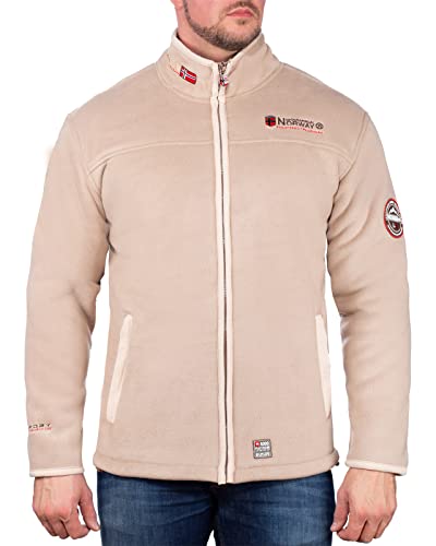 Geographical Norway Herren Fleecejacke Modell 11 Camel - Brown XXL von Geographical Norway