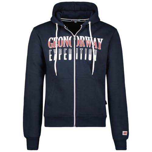 Geographical Norway Herren Ghazen Men Kapuzenpullover, Marine, XXL von Geographical Norway