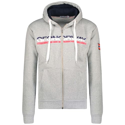 Geographical Norway Herren Gordo Men Kapuzenpullover, Hellgrau, M Geographical Norway Herren Gordo Men Kapuzenpullover, Hellgrau, M von Geographical Norway