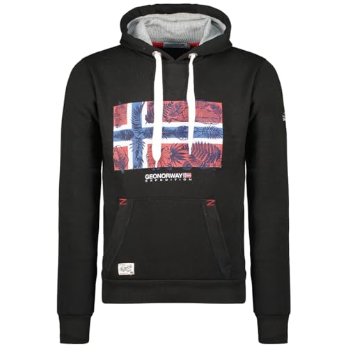 Geographical Norway Herren Gpalm Men Kapuzenpullover, rot, L von Geographical Norway