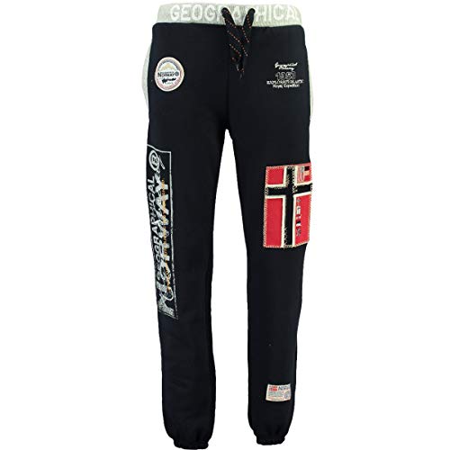 Geographical Norway Herren Jogginghose Myer Jogg-Pants mit Patches Navy XL Geographical Norway Herren Jogginghose Myer Jogg-Pants mit Patches Navy XL von Geographical Norway