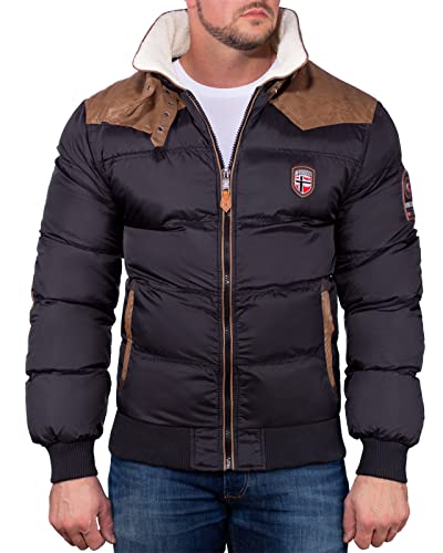 Geographical Norway Herren Parka Abramovitch Winterjacke Steppjacke Schwarz L von Geographical Norway