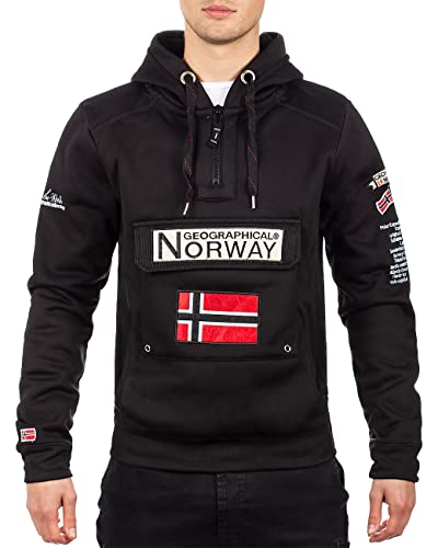 Geographical Norway Herren Pullover Black M von Geographical Norway