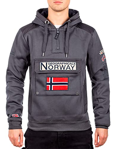 Geographical Norway Herren Pullover Gymclass Dark Grey L von Geographical Norway