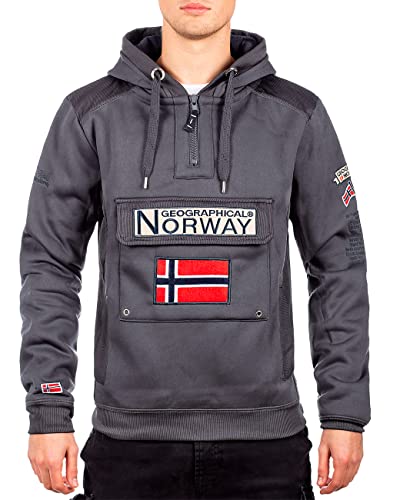 Geographical Norway Herren Pullover Gymclass Dark Grey S von Geographical Norway