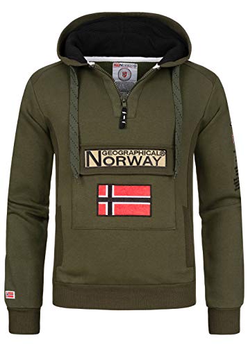 Geographical Norway Herren Pullover Gymclass Kaki XXL Geographical Norway Herren Pullover Gymclass Kaki XXL von Geographical Norway