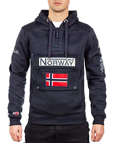 Geographical Norway Herren Pullover Gymclass Navy XXL von Geographical Norway