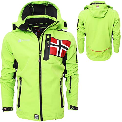 Geographical Norway Herren Softshell Jacke Funktions Outdoor, Grün - L von Geographical Norway