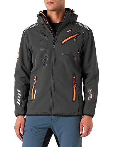 Geographical Norway Herren Softshell Jacke G-River - Grey/ORANGE - 3XL von Geographical Norway