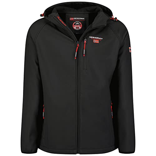 Geographical Norway Herren Softshell-Jacke Geo Norway Takito - Wasserdichte und winddichte Jacke mit langen Ärmeln von Geographical Norway