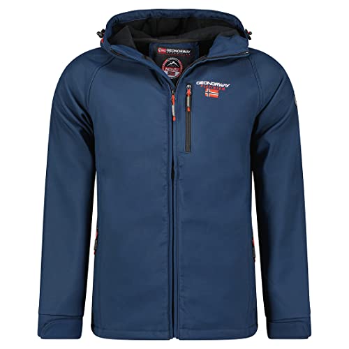 Geographical Norway Herren Softshell-Jacke Geo Norway Takito - Wasserdichte und winddichte Jacke mit langen Ärmeln von Geographical Norway