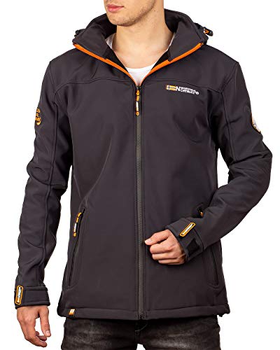 Geographical Norway Herren Softshell Jacke Men Dark Grey XL von Geographical Norway