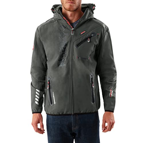 Geographical Norway Herren Softshelljacke Royaute darkgrey/black L von Geographical Norway