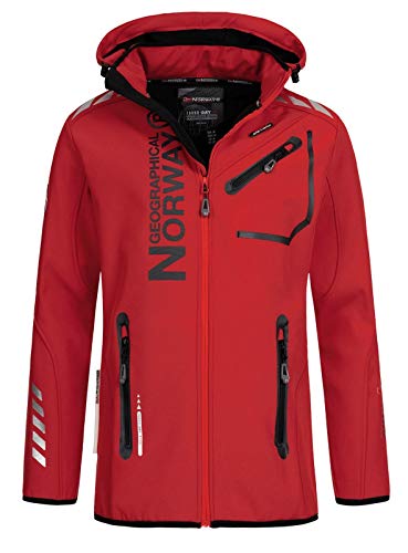 Geographical Norway Herren Softshelljacke Royaute red/black S von Geographical Norway