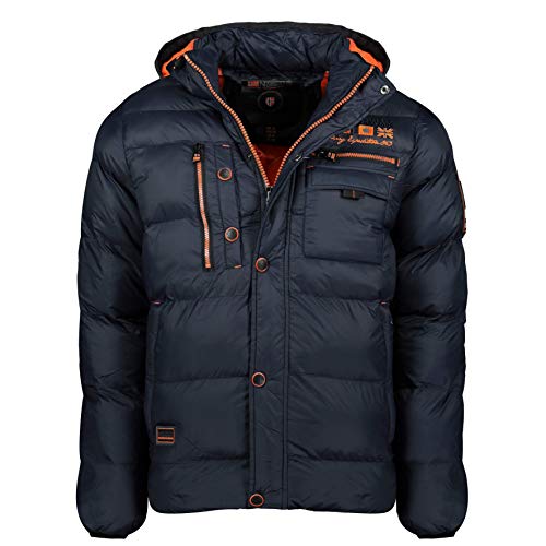 Geographical Norway Herren Stepp Winterjacke Citernier Kapuze Navy 3XL von Geographical Norway