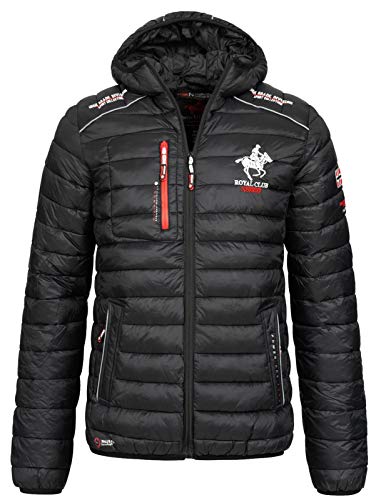 Geographical Norway Herren Steppjacke Brick Herrenjacke mit Kapuze black M von Geographical Norway