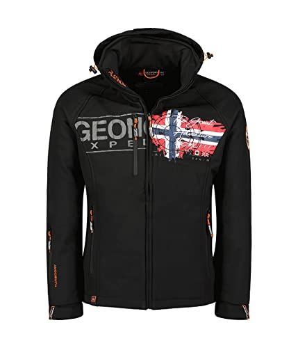 Geographical Norway Herren Trusty Men Softshell, Schwarz, L von Geographical Norway