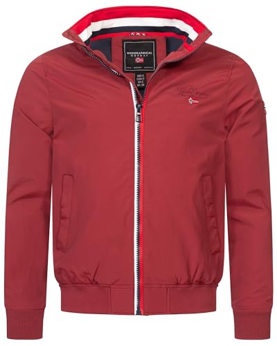 Geographical Norway Herren Übergangsjacke Frühlingsjacke Windbreaker Blouson Jacke Produktion FVS, Farbe:Burgundy, Größe:XXL Geographical Norway Herren Übergangsjacke Frühlingsjacke Windbreaker Blouson Jacke Produktion FVS, Farbe:Burgundy, Größe:XXL von Geographical Norway
