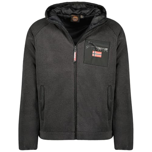 Geographical Norway Herren Udaf Men Fleece, Dunkelgrau, XXXL von Geographical Norway