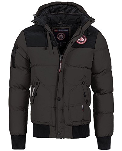 Geographical Norway Herren Vortex Men JKT Parkas, Grau (D.Grey), Large von Geographical Norway