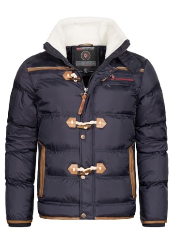 Geographical Norway Herren Winter Jacke Aviel Men (Small, Navy) von Geographical Norway