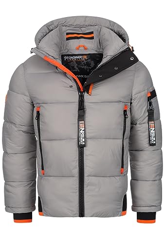 Geographical Norway Herren Winter Jacke warm gefüttert Parka Steppjacke Outdoor gesteppt Neu Warm gesteppt PUFFER FvS Production H-H, Farbe:Grau, Größe:XXL Geographical Norway Herren Winter Jacke warm gefüttert Parka Steppjacke Outdoor gesteppt Neu Warm gesteppt PUFFER FvS Production H-H, Farbe:Grau, Größe:XXL von Geographical Norway