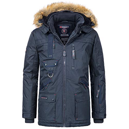 Geographical Norway Herren Winter Parka Chirac Darkblue - XL - mit UD Bandana von Geographical Norway