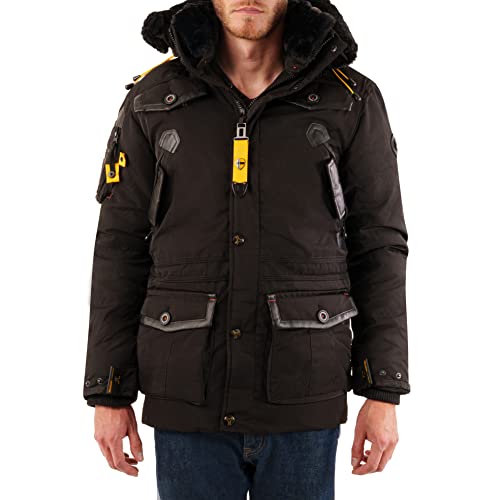 Geographical Norway Herren Winterjacke Acrobate Black S von Geographical Norway