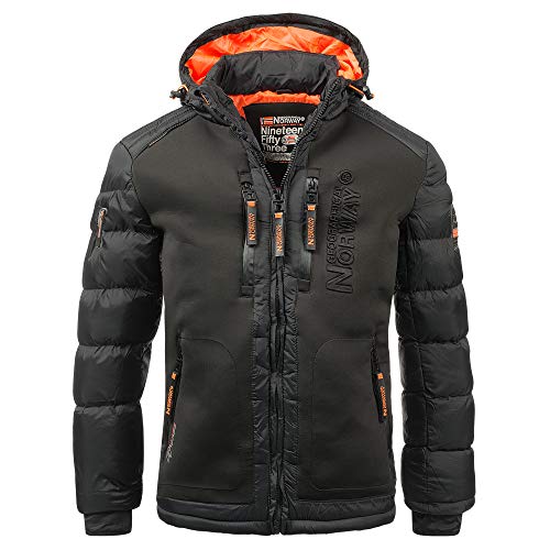 Geographical Norway Herren Winterjacke Beachwood Black - L von Geographical Norway