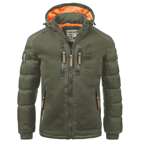 Geographical Norway Herren Winterjacke Beachwood Kaki - XXL von Geographical Norway