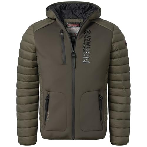 Geographical Norway Herren Winterjacke Briwood Kaki - XL von Geographical Norway