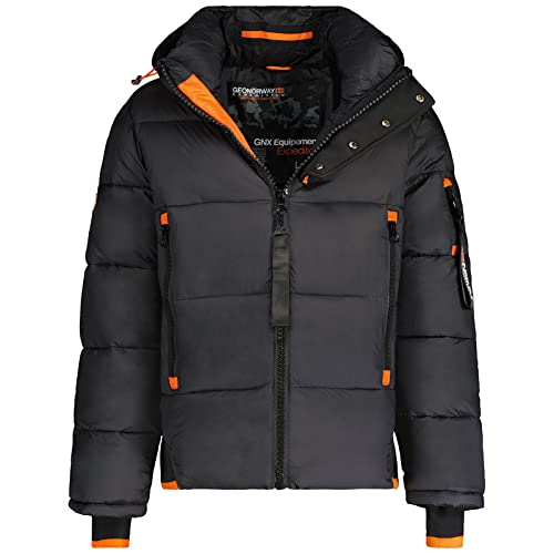 Geographical Norway Herren Winterjacke Calix Black -3XL - mit UD Beanie von Geographical Norway