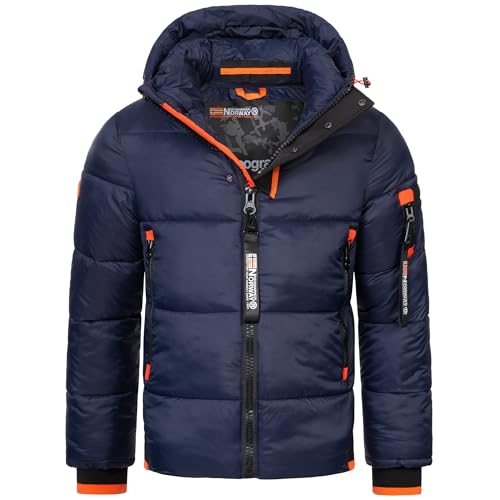 Geographical Norway Herren Winterjacke Calix Navy -3XL - mit UD Beanie von Geographical Norway